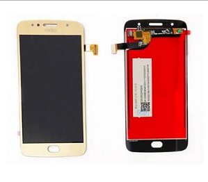 FRONTAL TELA DISPLAY MOTOROLA MOTO G5S DOURADO LCD