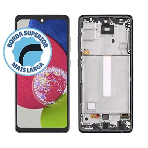 FRONTAL TELA DISPLAY SAMSUNG A54 COM ARO GRAFITTE OLED COM BORDA
