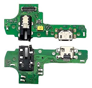 DOCK SUB PLACA CONECTOR DE CARGA SAMSUNG A10S M15 COM CI