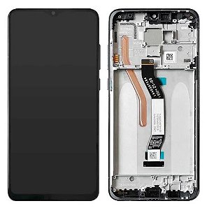 FRONTAL TELA DISPLAY XIAOMI REDMI NOTE 8 PRO COM ARO GRAFITTE LCD