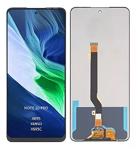 FRONTAL TELA DISPLAY INFINIX NOTE 10 PRO X695 / X695D / NOTE 11 PRO LCD SEM ARO