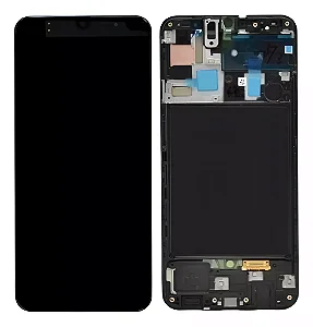 FRONTAL TELA DISPLAY SAMSUNG A30 / A50 OLED COM ARO