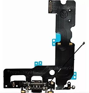 DOCK FLEX DE CARGA APPLE IPHONE 7G PRETO RESINADO