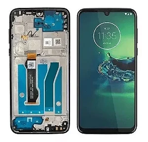 FRONTAL TELA DISPLAY MOTOROLA MOTO G8 PLUS COM ARO LCD