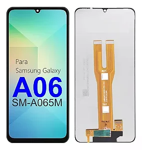 FRONTAL TELA DISPLAY SAMSUNG A06 SEM ARO LCD