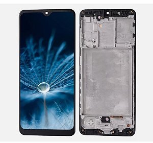 FRONTAL TELA DISPLAY SAMSUNG A31 INCELL COM ARO