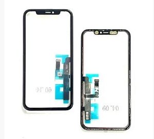 VIDRO TOUCH IPHONE 12 / 12 PRO COM COLA OCA + ARO ( FRAME ) SEM CI