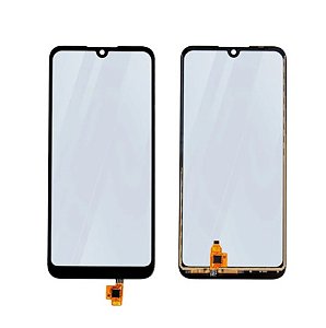 VIDRO FRONTAL MOTOROLA MOTO E6 PLUS PRETO COM TOUCH