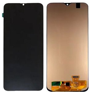 FRONTAL TELA DISPLAY SAMSUNG A20 SEM ARO LCD (SÓ ENCAIXA NO ARO PARA LCD)