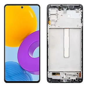 FRONTAL TELA DISPLAY SAMSUNG M52 OLED COM ARO