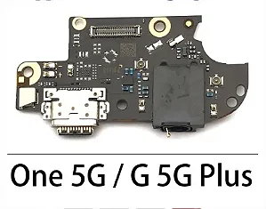 DOCK SUB PLACA CONECTOR DE CARGA MOTOROLA MOTO G5G PLUS COM CI