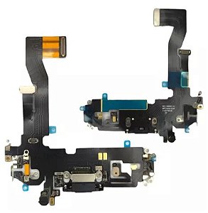 DOCK FLEX CARGA APPLE IPHONE 12 / 12 PRO PRETO