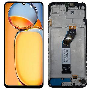 FRONTAL TELA DISPLAY XIAOMI REDMI 13C / POCO C65 LCD VIVID COM ARO