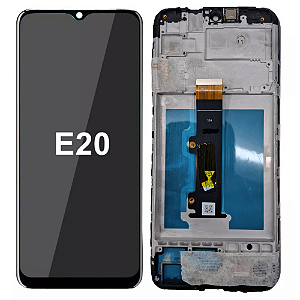 FRONTAL TELA DISPLAY MOTOROLA MOTO E20 LCD VIVID COM ARO