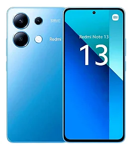 FRONTAL TELA DISPLAY XIAOMI REDMI NOTE 13 4G COM ARO AZUL OLED
