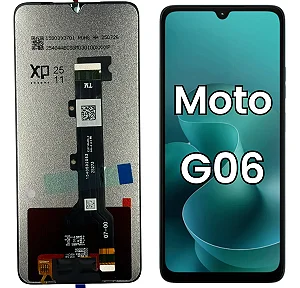 FRONTAL TELA DISPLAY MOTOROLA MOTO G06 LCD SEM ARO