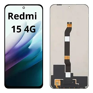 FRONTAL TELA DISPLAY XIAOMI REDMI 15 4G SEM ARO LCD