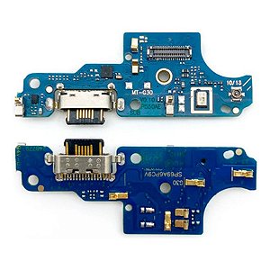 DOCK SUB PLACA CONECTOR DE CARGA MOTOROLA G30 COM CI