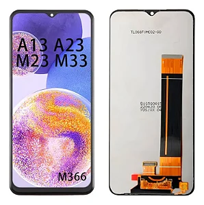 FRONTAL TELA DISPLAY SAMSUNG A13 4G A135F - A137 / F13 / M13 / A23 4G / A23 5G / M23 4G SEM ARO VERSÃO M336B