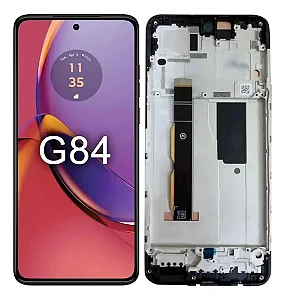 FRONTAL TELA DISPLAY MOTOROLA MOTO G84 LCD COM ARO