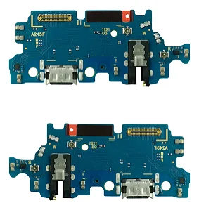 DOCK SUB PLACA CONECTOR DE CARGA SAMSUNG A24 4G (SM-A245) COM CI