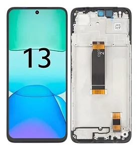 FRONTAL TELA DISPLAY XIAOMI REDMI 13 COM ARO