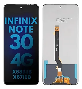 FRONTAL TELA DISPLAY INFINIX HOT 30 4G X6833b X6716b SEM ARO