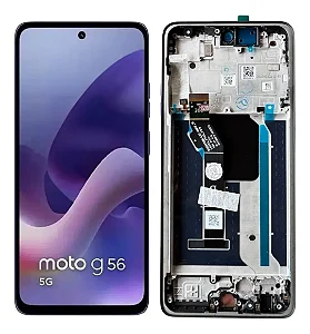 FRONTAL TELA DISPLAY MOTOROLA MOTO G56 5G COM ARO