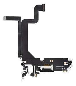 Flex Dock Conector de Carga iPhone 14 Pro Max Vezr Branco