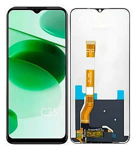 FRONTAL TELA DISPLAY REALME C85 4G / 15X / C35 5G / A6 4G / A6X 5G / A6T / A6 5G / A6 PRO / NARZO 30X 5G SEM ARO