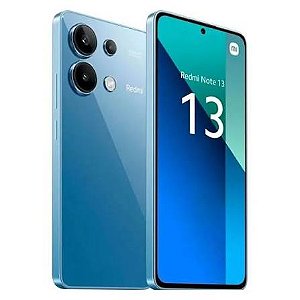 FRONTAL TELA DISPLAY XIAOMI REDMI NOTE 13 4G COM ARO AZUL OLED PREMIUM DIAMONDS