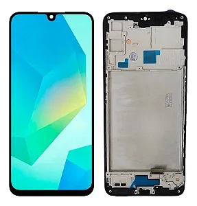 FRONTAL TELA DISPLAY SAMSUNG A16 4G LCD COM ARO