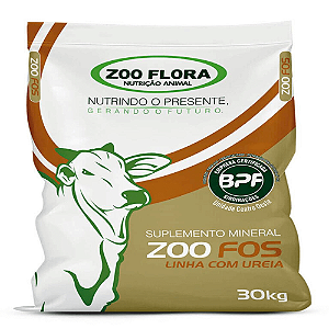 Suplemento Mineral Zoo Fos Ureia 15 Bovinos de Corte | ZooFlora