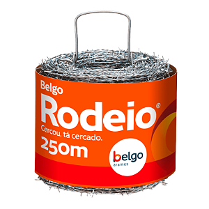 Arame Farpado Rodeio Belgo - 1,60mm 250m