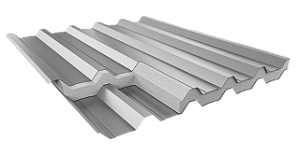 Telha SEMI-Sanduíche Termoacústica Natural 043 - TP25/1020