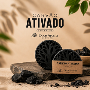 Sabonete Artesanal Carvão Ativado