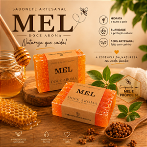 Sabonete Artesanal de Mel