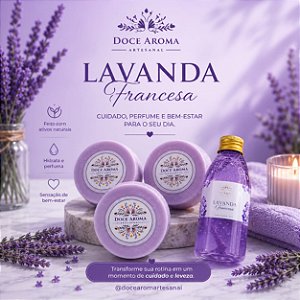 Kit Banho Lavanda Francesaa