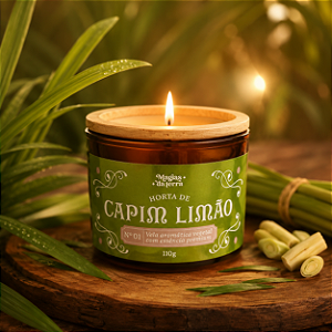 Vela Aromática Capim Limão