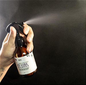 Spray Vibracional Com Óleos Essenciais Limpeza Energética Xô Vibe Negativa