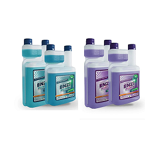 Kit Sanitizante Enzimáticos Ralos e caixa de Gordura 1L