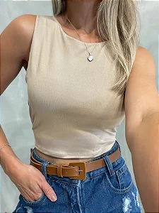 Cropped Feminino Regata Maju Ref. 594