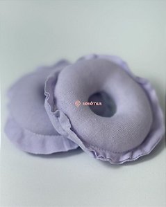 Par de Rosquinhas de Amamentação em Malha Roxo
