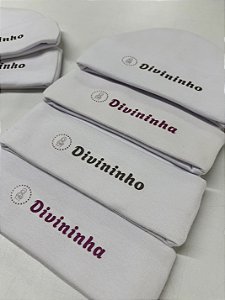 Kit 10 Toucas Bebê RN Personalizada