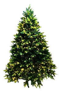 ÁRVORE NATALINA - NOVA YORK ILUMINADA - 240CM - 2803 GALHOS - 1300 LEDS