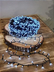 PISCA FESTÃO STROBO 1600 LEDS 50 METROS BRANCO FRIO BIVOLT