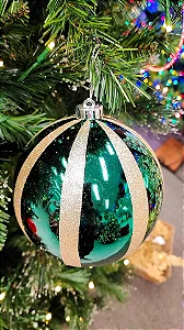 BOLAS VERDE E VERMELHO 15CM