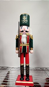 QUEBRA NOZES EM MADEIRA E TECIDO 38 CM