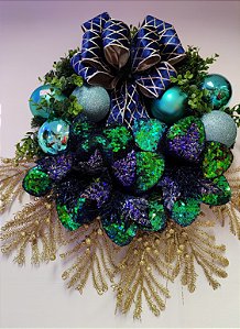 GUIRLANDA NATALINA AZUL 40CM