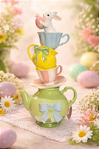 Peça decorativa Páscoa em Resina 44cm